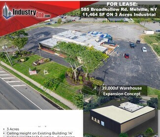 Plus de détails pour 585 Broadhollow Rd, Melville, NY - Industriel/Logistique à louer