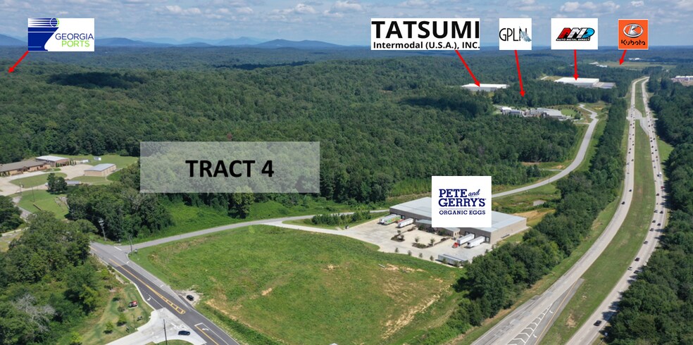 3654 White Sulphur Rd, Gainesville, GA à louer - Aérien – Image 1 sur 2