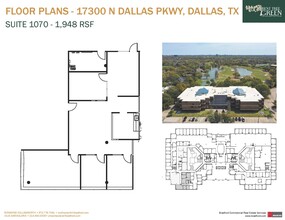 17300 N Dallas Pky, Dallas, TX à louer Plan d’étage– Image 1 sur 1