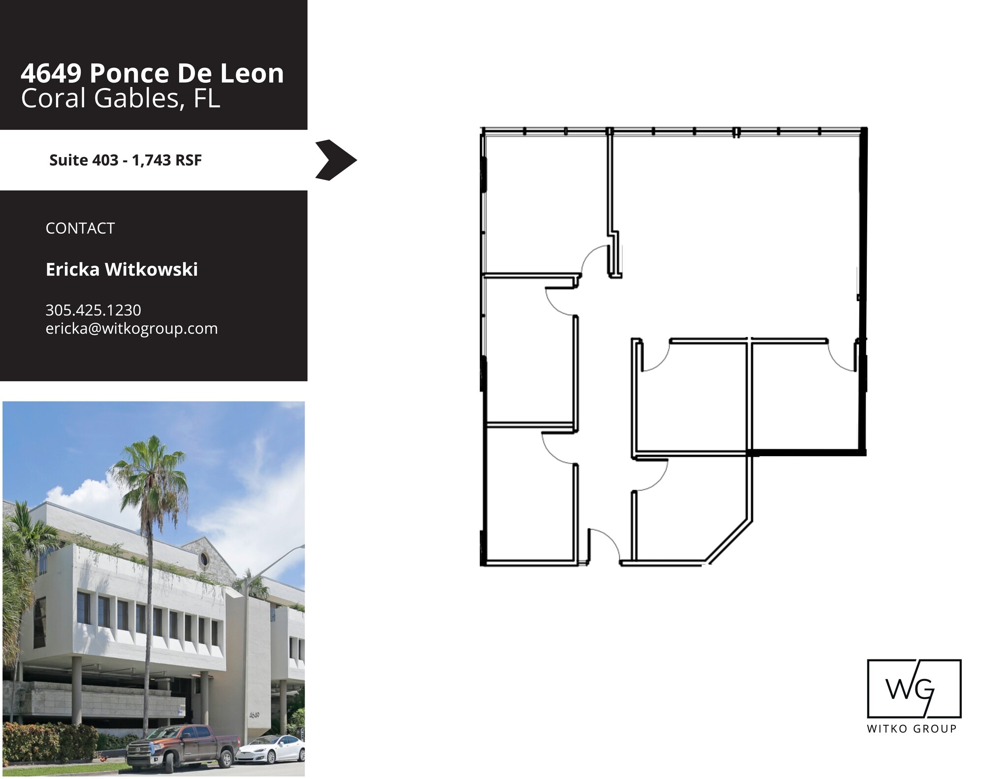 4649 Ponce de Leon Blvd, Coral Gables, FL à louer Plan de site– Image 1 sur 1