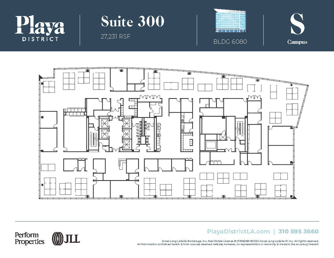 6100 Center Dr, Los Angeles, CA à louer Plan d’étage– Image 1 sur 1