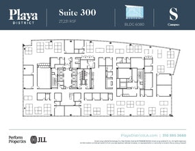 6100 Center Dr, Los Angeles, CA à louer Plan d’étage– Image 1 sur 1