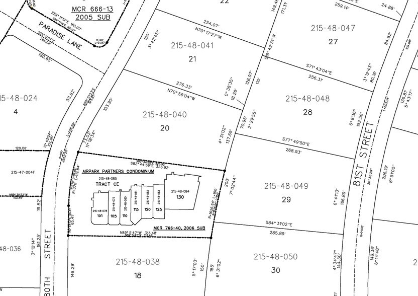 16035 N 80th St, Scottsdale, AZ à louer - Plan cadastral – Image 2 sur 2