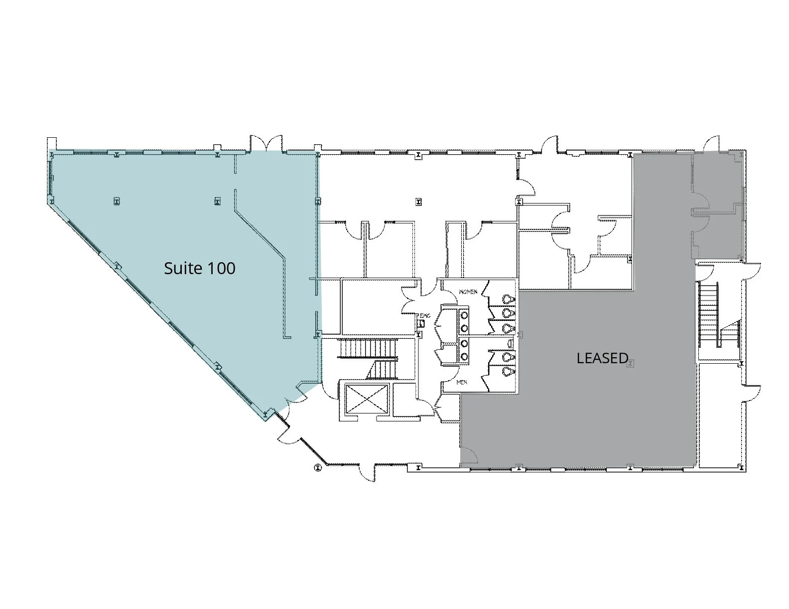 103 W Broad St, Falls Church, VA à louer Plan d’étage– Image 1 sur 1