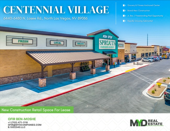 Plus de détails pour Centennial Pky, North Las Vegas, NV - Local commercial à louer