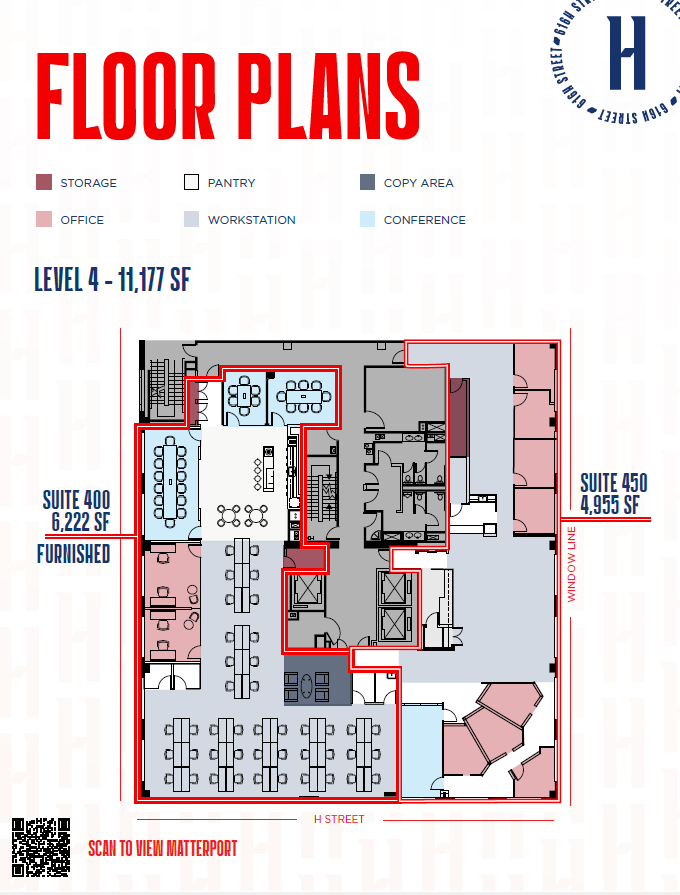 701 7th St NW, Washington, DC à louer Plan d’étage– Image 1 sur 1