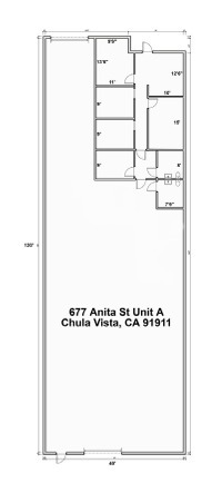 675 Anita St, Chula Vista, CA à louer Plan d’étage– Image 1 sur 1