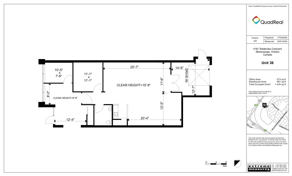 4181 Sladeview Cres, Mississauga, ON à louer Plan d’étage– Image 1 sur 1