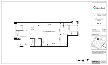 4181 Sladeview Cres, Mississauga, ON à louer Plan d’étage– Image 1 sur 1