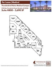 5750 W Thunderbird Rd, Glendale, AZ à louer Plan d’étage– Image 2 sur 14