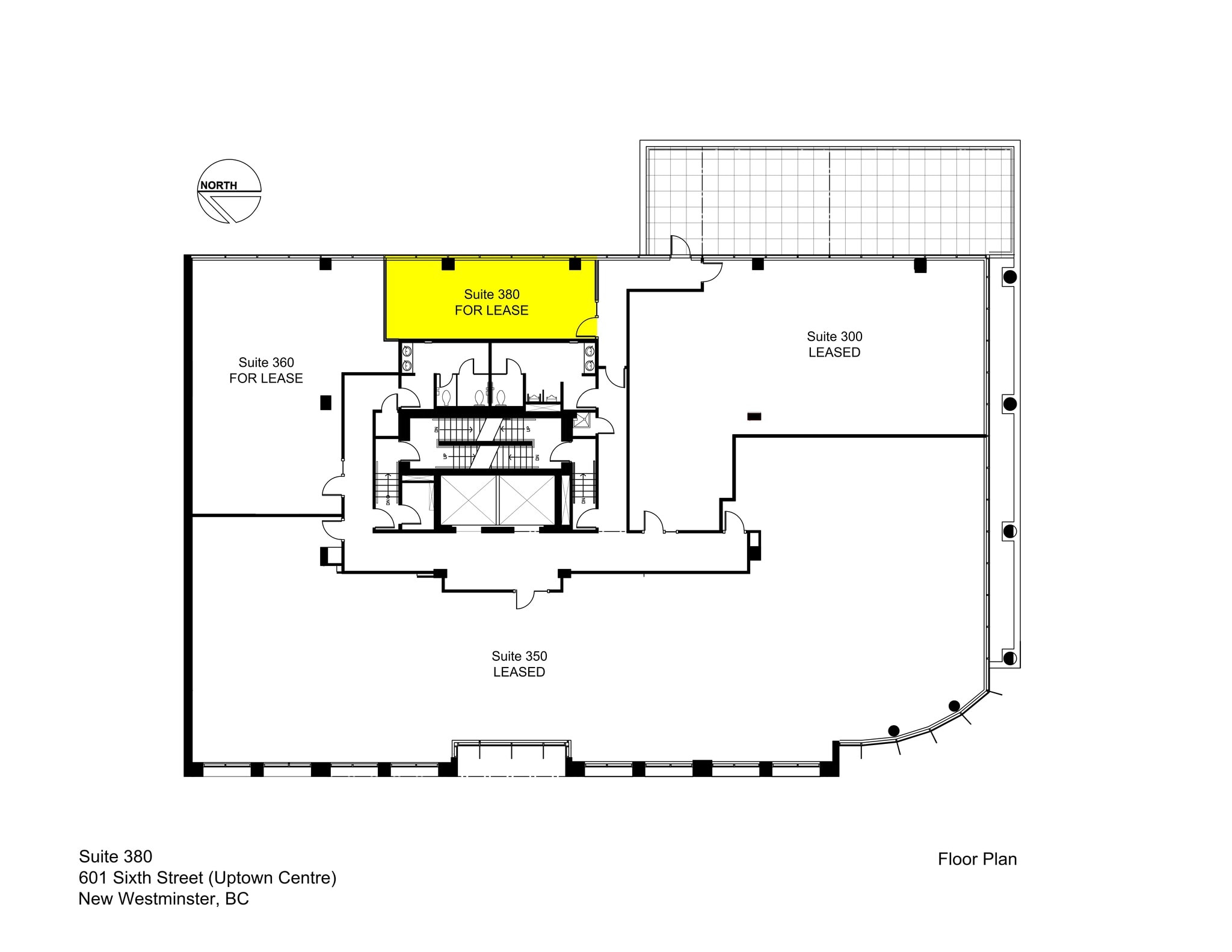 601 6th St, New Westminster, BC à louer Plan de site– Image 1 sur 1