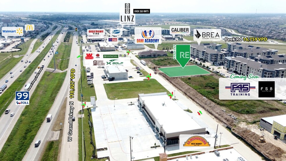 00 Peek Rd, Katy, TX à louer - Aérien – Image 3 sur 3