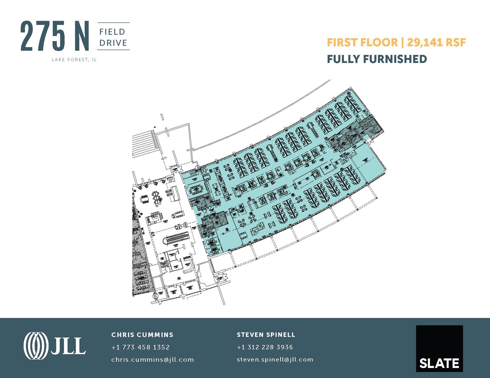 275 N Field Dr, Lake Forest, IL à louer Plan d’étage– Image 1 sur 1