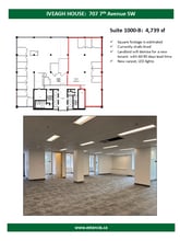 707 7th Ave SW, Calgary, AB à louer Plan d’étage– Image 2 sur 2