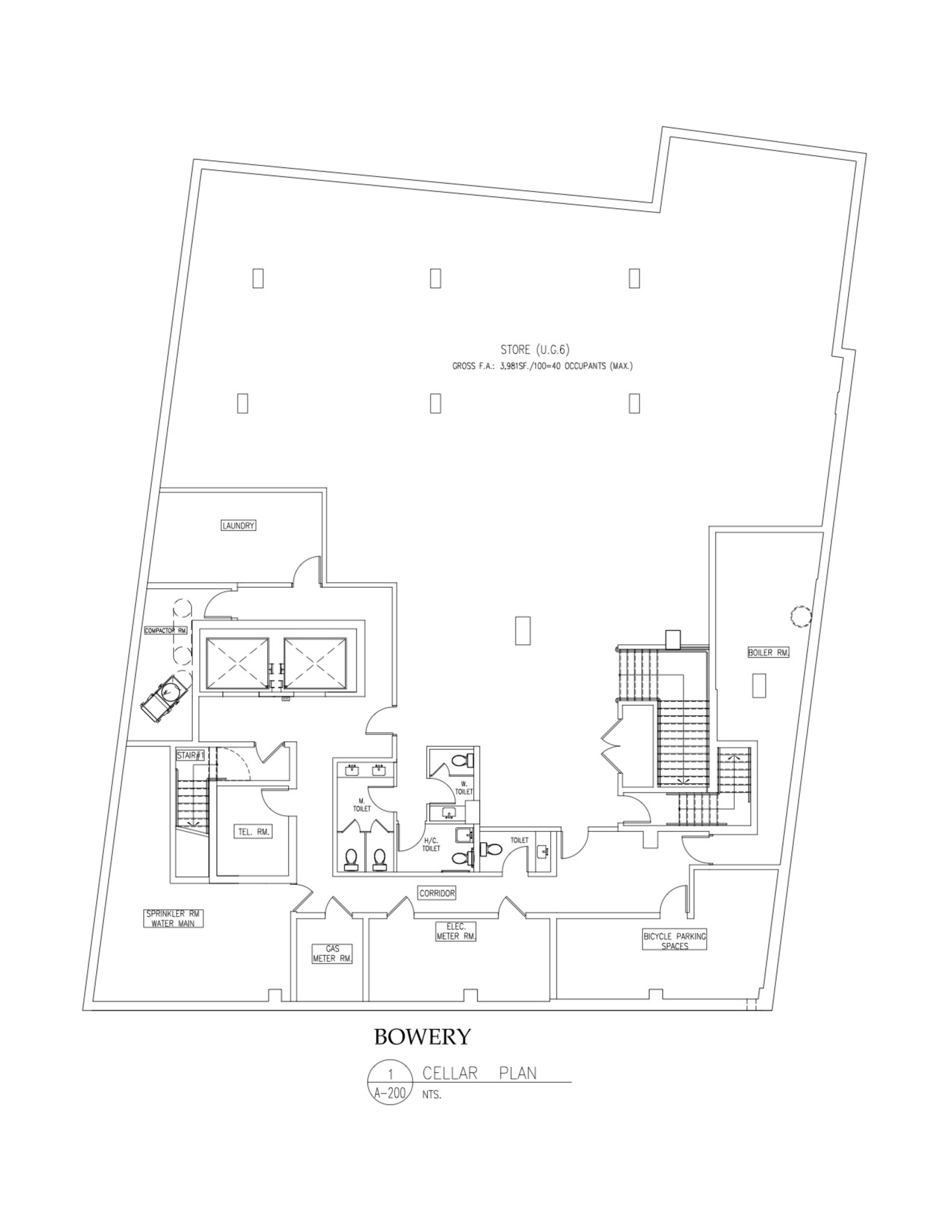 138 Bowery, New York, NY à louer Plan de site– Image 1 sur 1