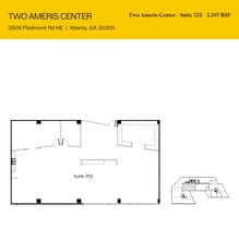 3500 Piedmont Rd NE, Atlanta, GA à louer Plan d’étage– Image 1 sur 1