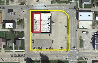 204 N Roche St, Knoxville, IA - VUE AÉRIENNE  vue de carte