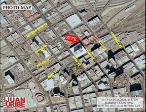 416 N Stanton St, El Paso, TX - VUE AÉRIENNE  vue de carte