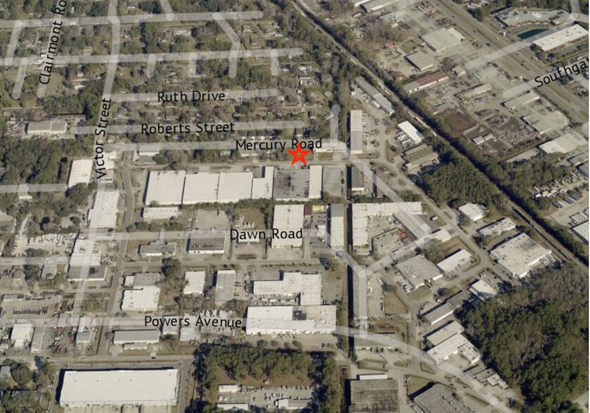 0 Mercury Rd, Jacksonville, FL à louer - Aérien – Image 2 sur 2