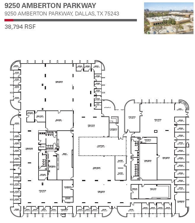 9250 Amberton Pky, Dallas, TX à vendre Plan d’étage– Image 1 sur 1