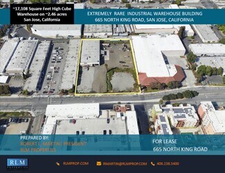 Plus de détails pour 665 N King Rd, San Jose, CA - Industriel/Logistique à vendre