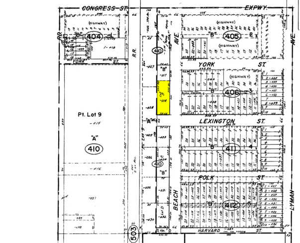 1820 Beach St, Broadview, IL à louer - Plan cadastral – Image 2 sur 3