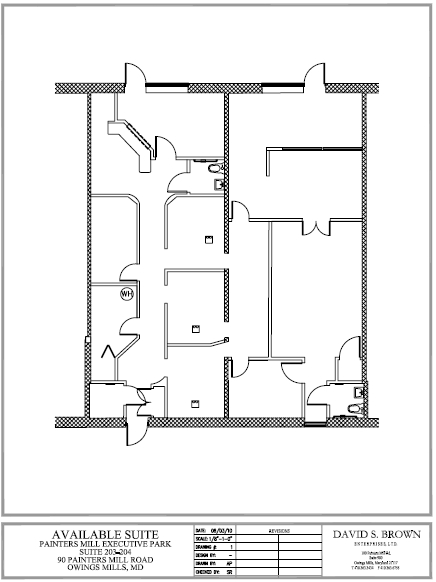 90 Painters Mill Rd, Owings Mills, MD à louer Plan d’étage– Image 1 sur 1