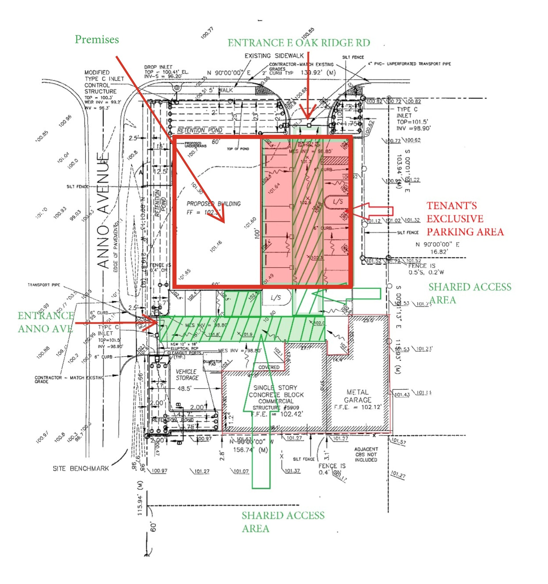 5909 E Anno Ave, Orlando, FL à louer Plan de site– Image 1 sur 1