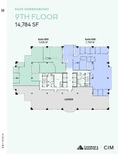 8405 Greensboro Dr, McLean, VA à louer Plan d’étage– Image 1 sur 1