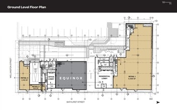 88 Bathurst St, Toronto, ON à louer Plan d’étage– Image 1 sur 2