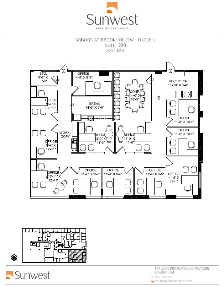 2201 E Lamar Blvd, Arlington, TX à louer Plan d’étage– Image 1 sur 1