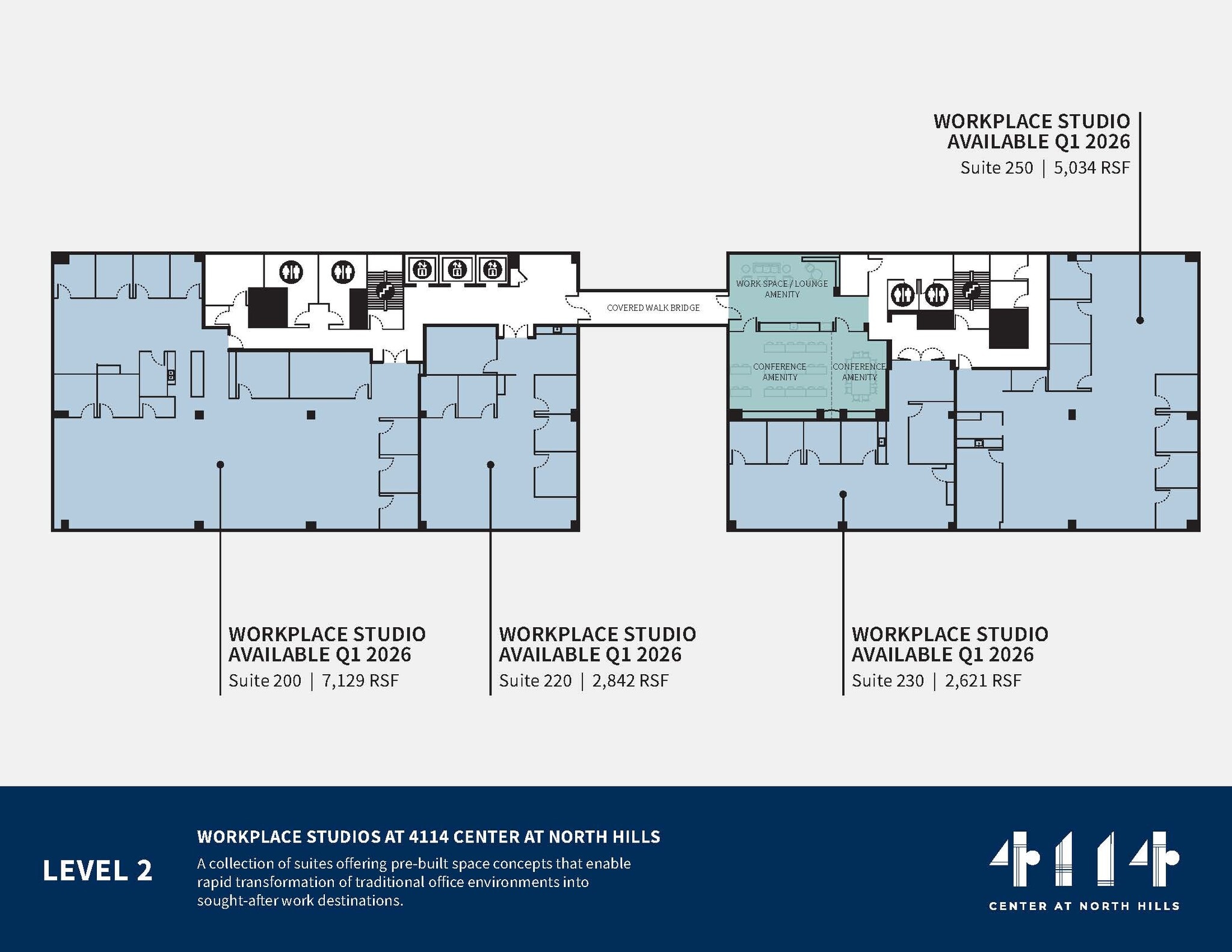 4000 Center At North Hills St, Raleigh, NC à louer Plan d’étage– Image 1 sur 1
