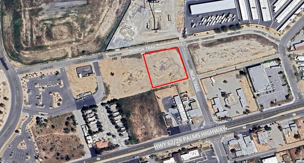 Benicia Trail, Yucca Valley, CA à vendre - Aérien – Image 3 sur 4
