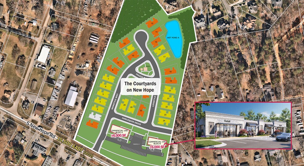 3825 S New Hope Rd, Gastonia, NC à louer - Photo de l’immeuble – Image 2 sur 12