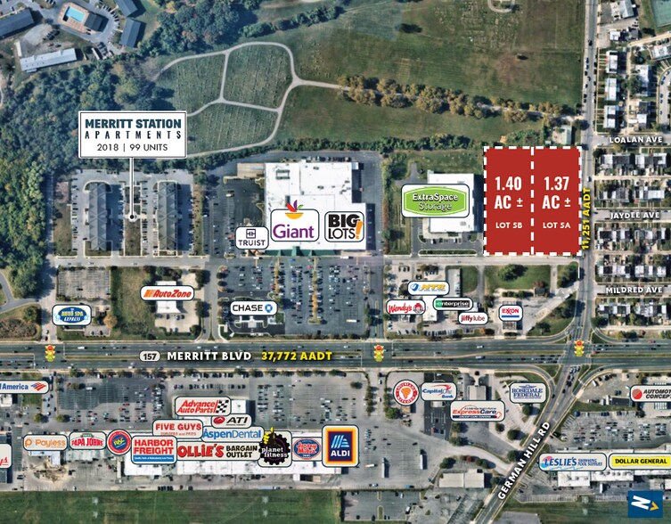 1328-1500 Merritt Blvd, Dundalk, MD à louer - Photo principale – Image 1 sur 3