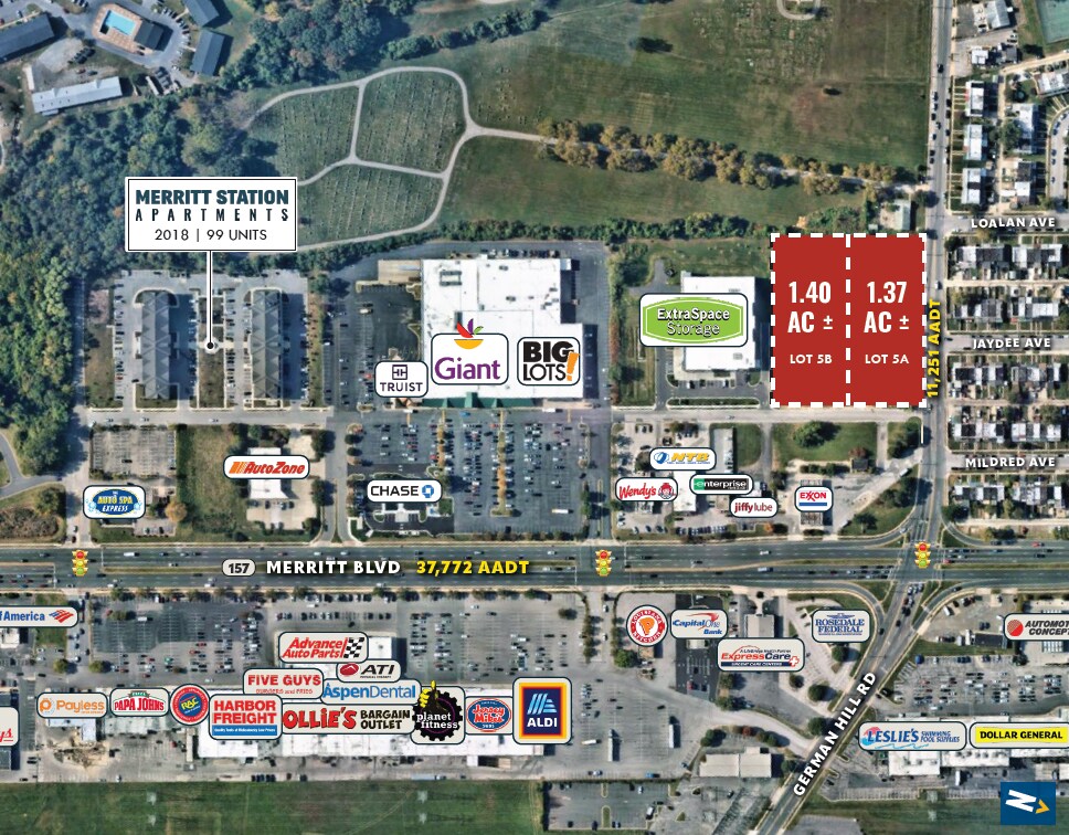 1328-1500 Merritt Blvd, Dundalk, MD à louer Photo principale– Image 1 sur 4