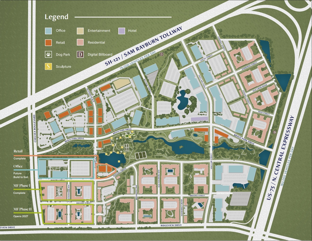 State Hwy 121 & N Expy, Allen, TX à louer Plan de site– Image 1 sur 1