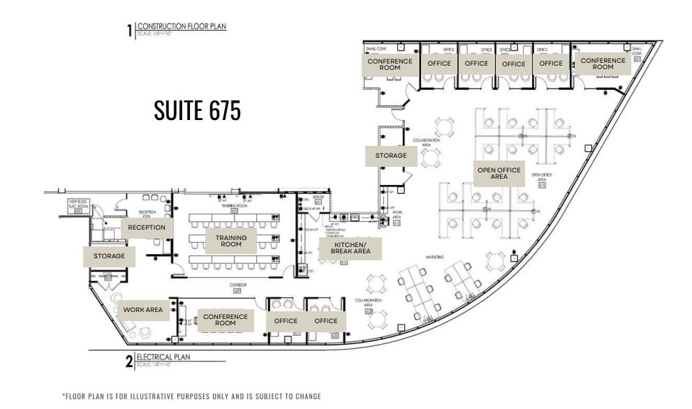 8000 Regency Pky, Cary, NC à louer Plan d’étage– Image 1 sur 1