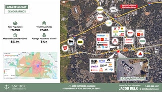Plus de détails pour 2535 W Franklin Blvd, Gastonia, NC - Terrain à louer