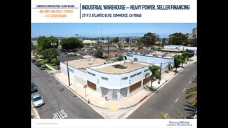 Plus de détails pour 2119 S Atlantic Blvd, Commerce, CA - Industriel/Logistique à vendre