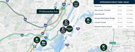 111 Moonachie Ave, Moonachie, NJ à louer Carte– Image 2 sur 2