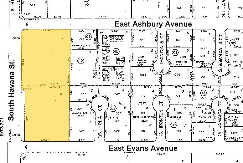 2000-2080 S Havana St, Aurora, CO à louer - Plan cadastral – Image 2 sur 7