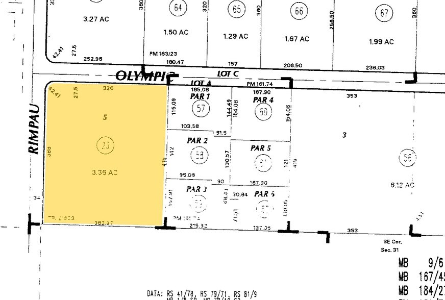 1709 Rimpau Ave, Corona, CA à louer - Plan cadastral – Image 3 sur 5