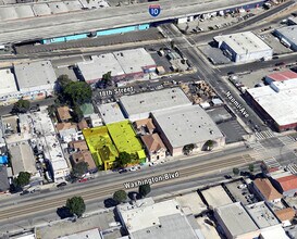 1359 E Washington Blvd, Los Angeles, CA - VUE AÉRIENNE  vue de carte