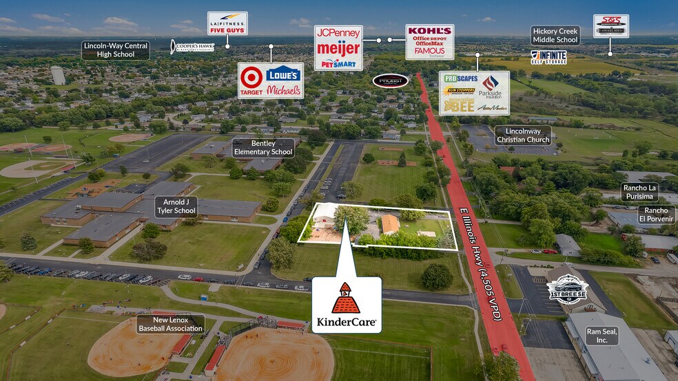 507 E Illinois Hwy, New Lenox, IL à vendre - Photo de l’immeuble – Image 3 sur 5