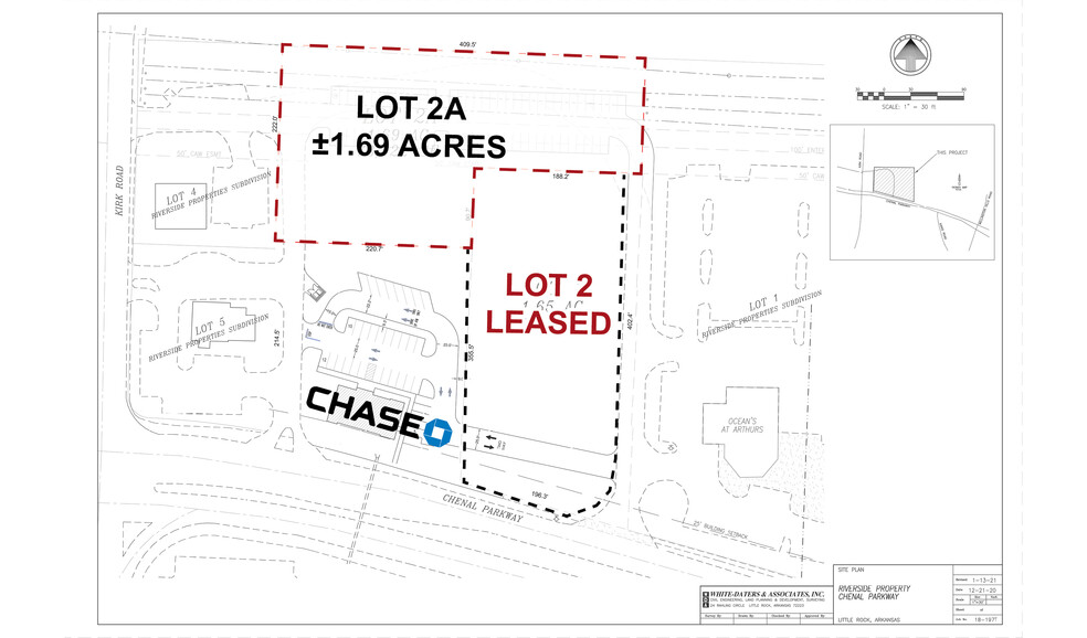 16100 Chenal Pky, Little Rock, AR à louer - Plan de site – Image 2 sur 3
