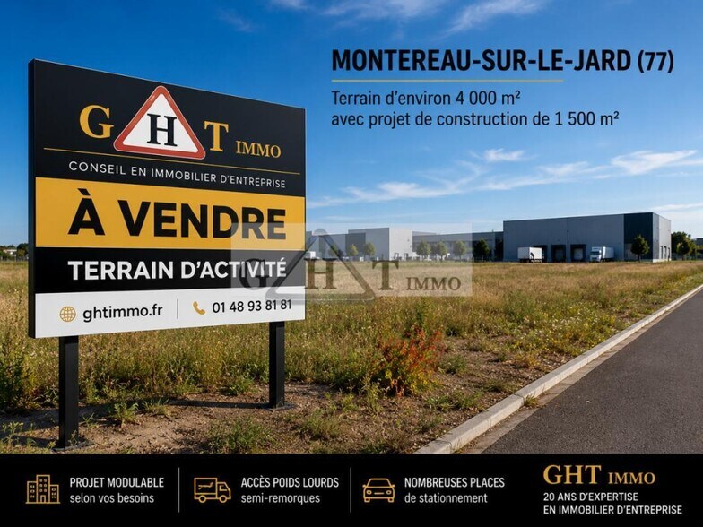 Terrain dans Montereau-sur-le-Jard à vendre - Plan de site – Image 2 sur 2