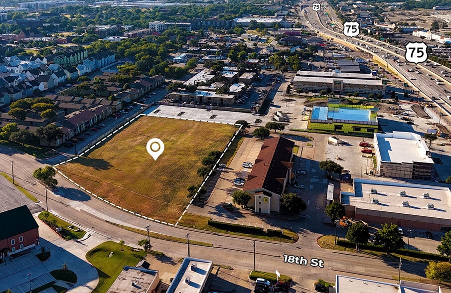 SEQ US 75 & 18th St, Plano, TX à vendre - Aérien – Image 1 sur 3