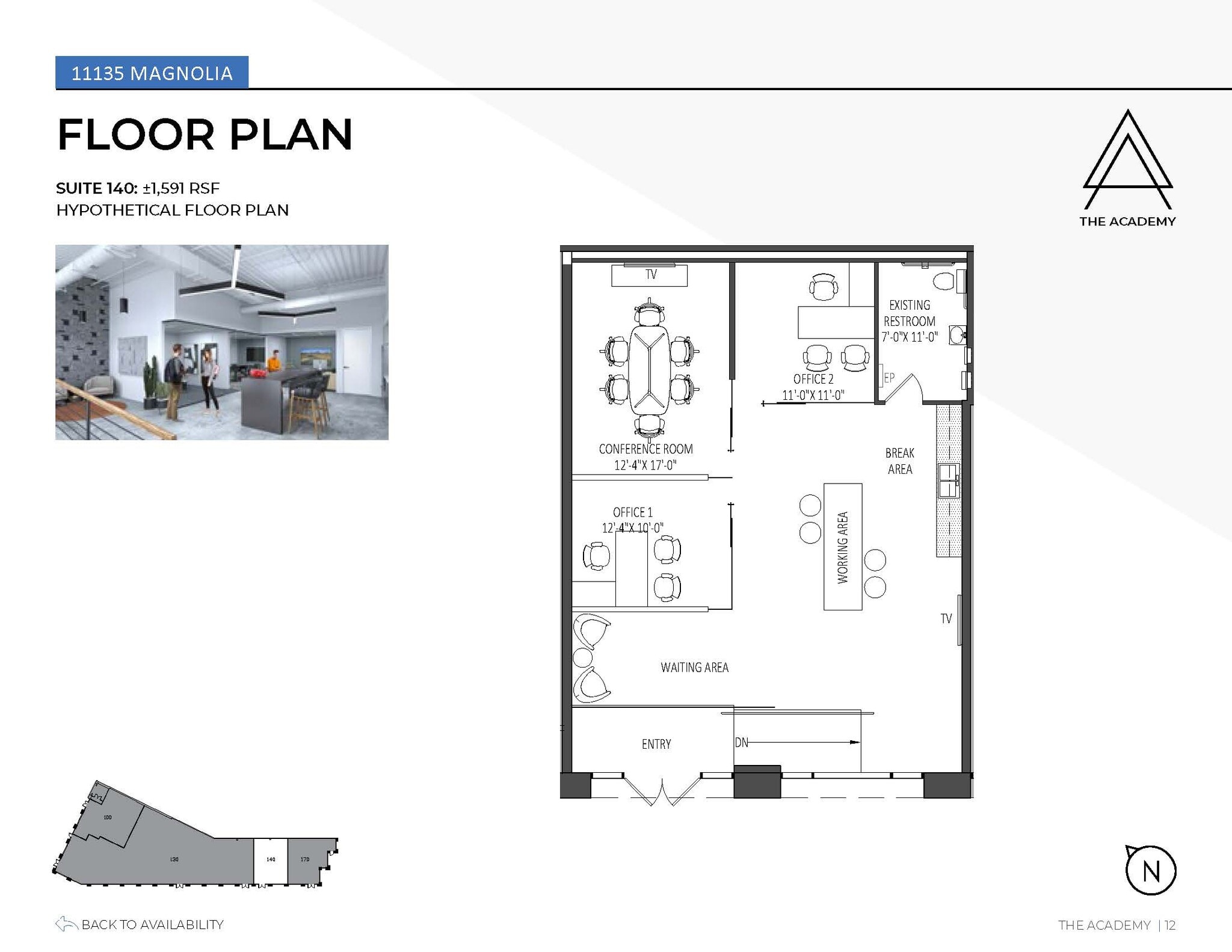 5200 Lankershim Blvd, North Hollywood, CA à louer Plan d’étage– Image 1 sur 1