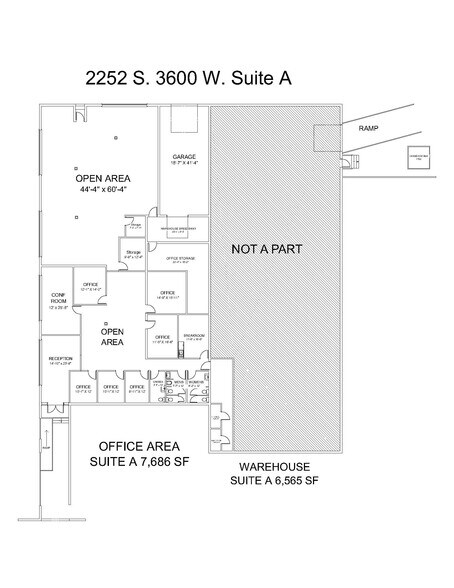 2252-2256 S 3600 W, Salt Lake City, UT à louer - Plan d’étage – Image 3 sur 4